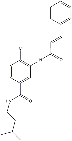 791803-26-4 4-chloro-3-(cinnamoylamino)-N-isopentylbenzamide