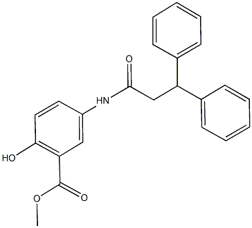 791803-69-5 methyl 5-[(3,3-diphenylpropanoyl)amino]-2-hydroxybenzoate