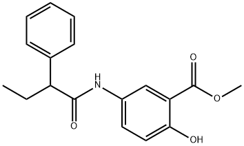 methyl 2-hydroxy-5-[(2-phenylbutanoyl)amino]benzoate,791803-93-5,结构式