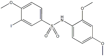 791804-94-9 N-(2,4-dimethoxyphenyl)-3-iodo-4-methoxybenzenesulfonamide