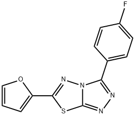 3-(4-fluorophenyl)-6-(2-furyl)[1,2,4]triazolo[3,4-b][1,3,4]thiadiazole|