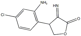 4-(2-amino-4-chlorophenyl)-3-iminodihydro-2(3H)-furanone,791824-76-5,结构式