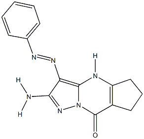 791825-84-8 2-amino-3-(phenyldiazenyl)-4,5,6,7-tetrahydro-8H-cyclopenta[d]pyrazolo[1,5-a]pyrimidin-8-one