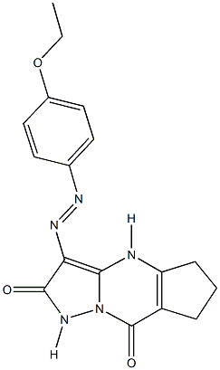 3-[(4-ethoxyphenyl)diazenyl]-4,5,6,7-tetrahydro-1H-cyclopenta[d]pyrazolo[1,5-a]pyrimidine-2,8-dione|