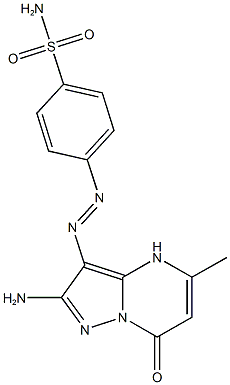 791827-10-6 4-[(2-amino-5-methyl-7-oxo-4,7-dihydropyrazolo[1,5-a]pyrimidin-3-yl)diazenyl]benzenesulfonamide