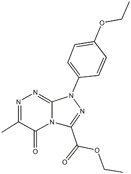 791829-63-5 ethyl 1-(4-ethoxyphenyl)-6-methyl-5-oxo-1,5-dihydro[1,2,4]triazolo[3,4-c][1,2,4]triazine-3-carboxylate