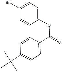 4-bromophenyl 4-tert-butylbenzoate 化学構造式