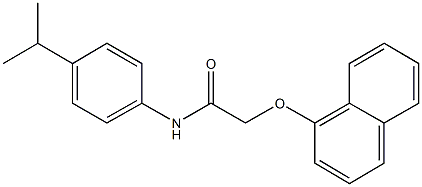 N-(4-isopropylphenyl)-2-(1-naphthyloxy)acetamide|