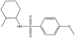 4-methoxy-N-(2-methylcyclohexyl)benzenesulfonamide|