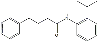 N-(2-isopropylphenyl)-4-phenylbutanamide,791830-57-4,结构式