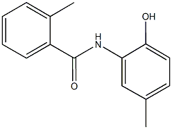 N-(2-hydroxy-5-methylphenyl)-2-methylbenzamide Structure