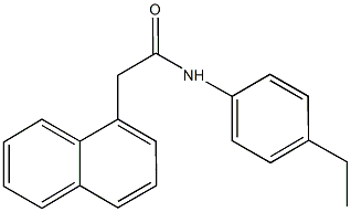 N-(4-ethylphenyl)-2-(1-naphthyl)acetamide Structure