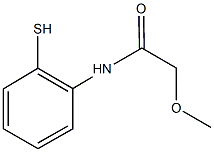 2-methoxy-N-(2-sulfanylphenyl)acetamide 化学構造式