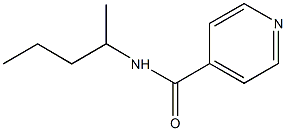 N-(1-methylbutyl)isonicotinamide Structure