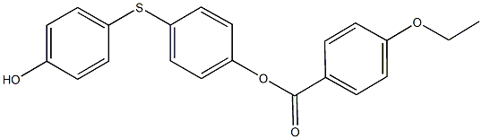 4-[(4-hydroxyphenyl)sulfanyl]phenyl 4-ethoxybenzoate Structure