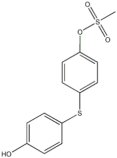 4-[(4-hydroxyphenyl)sulfanyl]phenyl methanesulfonate|