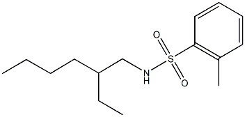 N-(2-ethylhexyl)-2-methylbenzenesulfonamide Structure