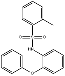 2-methyl-N-(2-phenoxyphenyl)benzenesulfonamide Struktur
