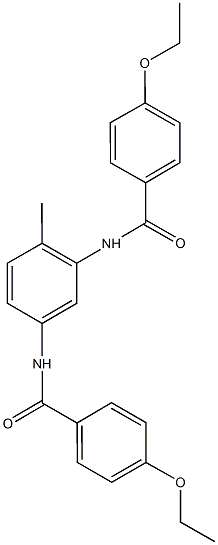 4-ethoxy-N-{5-[(4-ethoxybenzoyl)amino]-2-methylphenyl}benzamide Structure