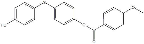 4-[(4-hydroxyphenyl)sulfanyl]phenyl 4-methoxybenzoate|