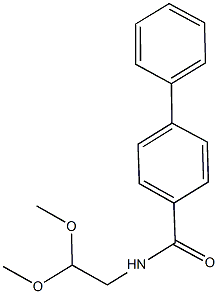 N-(2,2-dimethoxyethyl)[1,1'-biphenyl]-4-carboxamide Structure