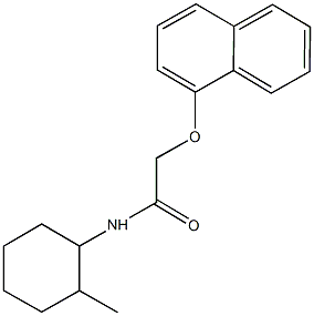 791841-02-6 N-(2-methylcyclohexyl)-2-(1-naphthyloxy)acetamide