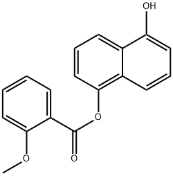 5-hydroxy-1-naphthyl 2-methoxybenzoate Structure