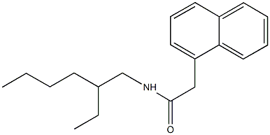 N-(2-ethylhexyl)-2-(1-naphthyl)acetamide Structure