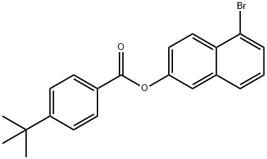 5-bromo-2-naphthyl 4-tert-butylbenzoate Structure