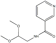 N-(2,2-dimethoxyethyl)nicotinamide Structure