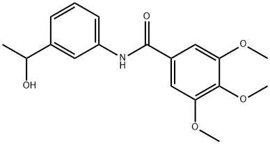 N-[3-(1-hydroxyethyl)phenyl]-3,4,5-trimethoxybenzamide|