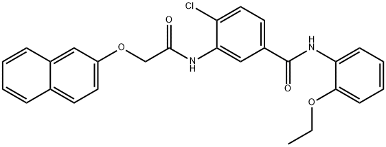 4-chloro-N-(2-ethoxyphenyl)-3-{[(2-naphthyloxy)acetyl]amino}benzamide|