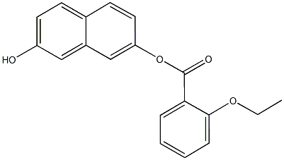 7-hydroxy-2-naphthyl 2-ethoxybenzoate,791842-74-5,结构式