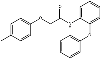 2-(4-methylphenoxy)-N-(2-phenoxyphenyl)acetamide 化学構造式