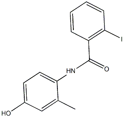 N-(4-hydroxy-2-methylphenyl)-2-iodobenzamide 结构式