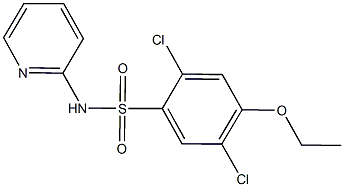 2,5-dichloro-4-ethoxy-N-(2-pyridinyl)benzenesulfonamide Structure