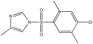 1-[(4-chloro-2,5-dimethylphenyl)sulfonyl]-4-methyl-1H-imidazole,791843-68-0,结构式