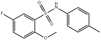 791844-06-9 5-fluoro-2-methoxy-N-(4-methylphenyl)benzenesulfonamide
