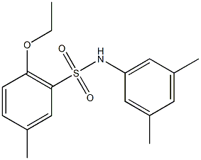 N-(3,5-dimethylphenyl)-2-ethoxy-5-methylbenzenesulfonamide,791844-10-5,结构式