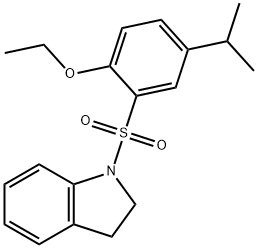 791844-45-6 2-(2,3-dihydro-1H-indol-1-ylsulfonyl)-4-isopropylphenyl ethyl ether