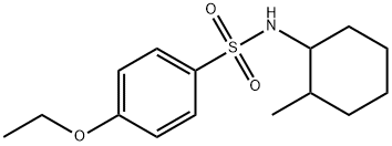 4-ethoxy-N-(2-methylcyclohexyl)benzenesulfonamide Structure