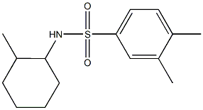 3,4-dimethyl-N-(2-methylcyclohexyl)benzenesulfonamide|