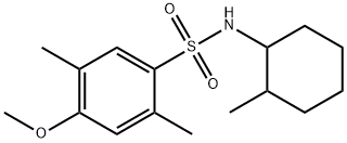 791844-82-1 4-methoxy-2,5-dimethyl-N-(2-methylcyclohexyl)benzenesulfonamide