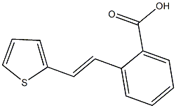 2-[2-(2-thienyl)vinyl]benzoic acid,79205-46-2,结构式