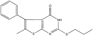 792952-20-6 6-methyl-5-phenyl-2-(propylsulfanyl)thieno[2,3-d]pyrimidin-4(3H)-one