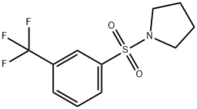 1-{[3-(trifluoromethyl)phenyl]sulfonyl}pyrrolidine,79392-45-3,结构式