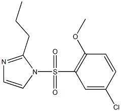 794548-04-2 1-[(5-chloro-2-methoxyphenyl)sulfonyl]-2-propyl-1H-imidazole