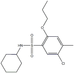 794548-25-7 5-chloro-N-cyclohexyl-4-methyl-2-propoxybenzenesulfonamide