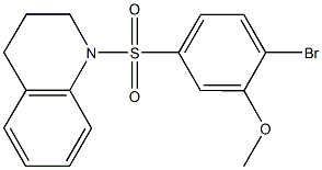 2-bromo-5-(3,4-dihydro-1(2H)-quinolinylsulfonyl)phenyl methyl ether|