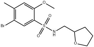 794548-45-1 5-bromo-2-methoxy-4-methyl-N-(tetrahydro-2-furanylmethyl)benzenesulfonamide